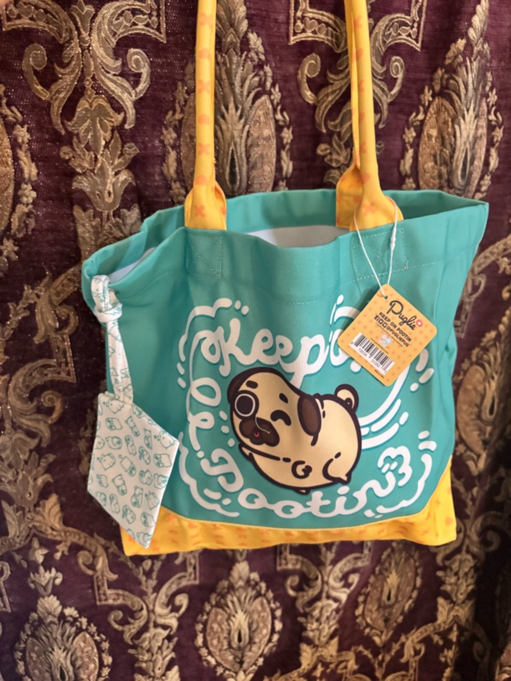 New 🆕 Good Smile Company: Puglie - Keep on Pootin Tote Bag
